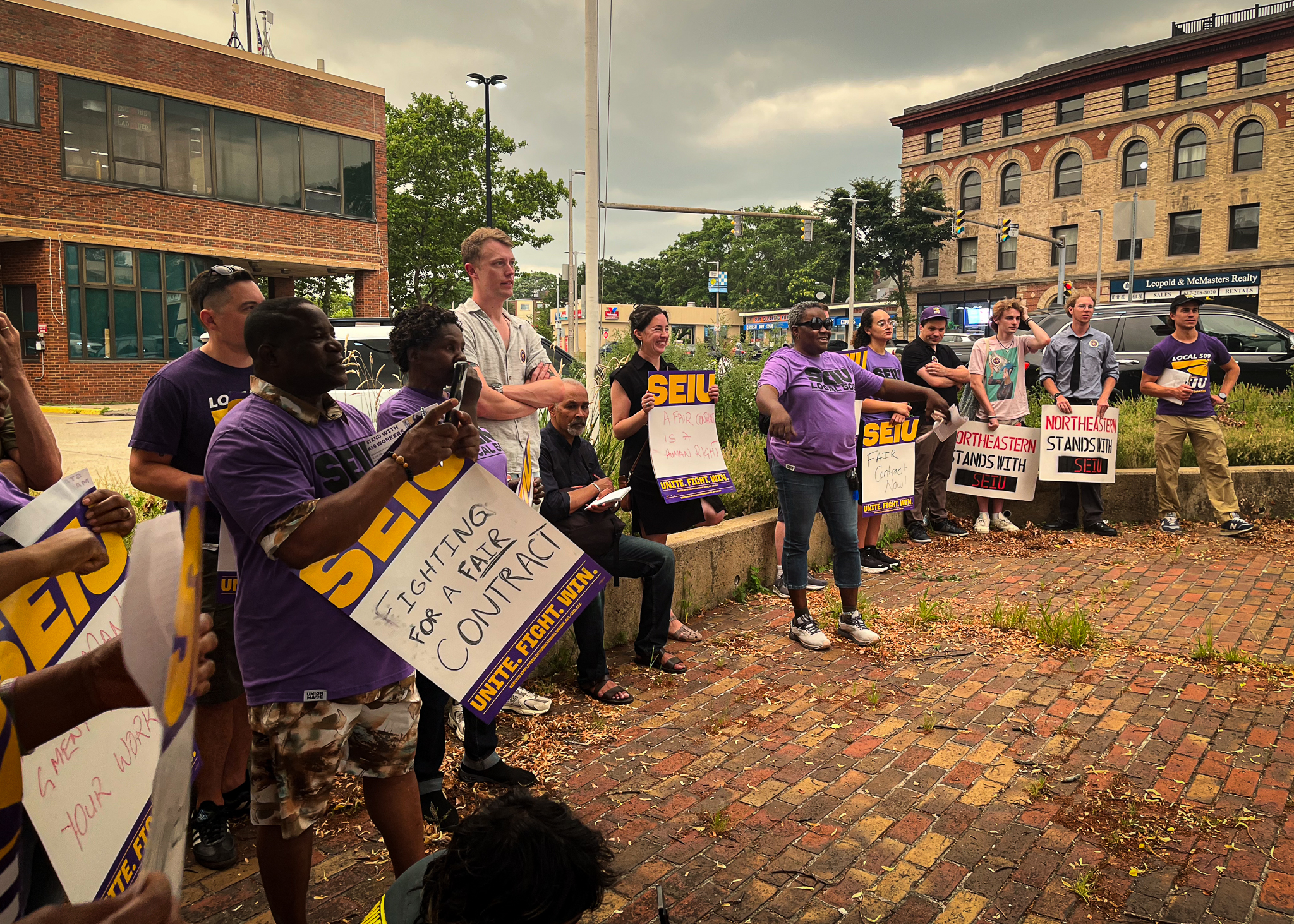 Human service workers in MAB call for first union contract at Union Square rally